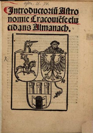 Introductorium astronomiae cracoviense