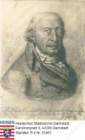 Carrière, Elias (1745-1811) / Porträt, linksgewandt, vorblickend, Brustbild