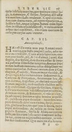 Cap. XII. Anacephalaeosis