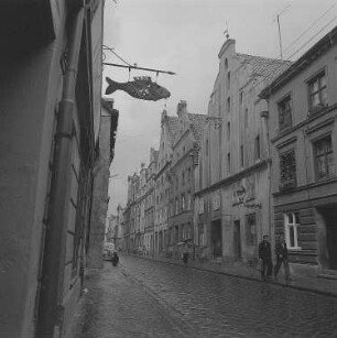 Stralsund. Blick entlang der Frankenstraße