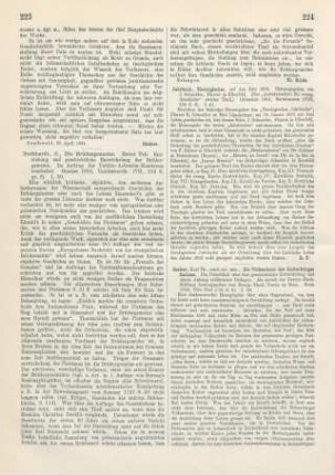 223-224 [Rezension] Burkhardt, Guido, Entstehung und geschichtliche Entwickelung der Brüdergemeine