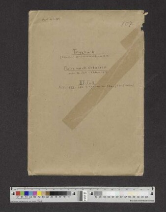 Band 107: (Sommer) Wintersemester 1929/1930, Hamburg