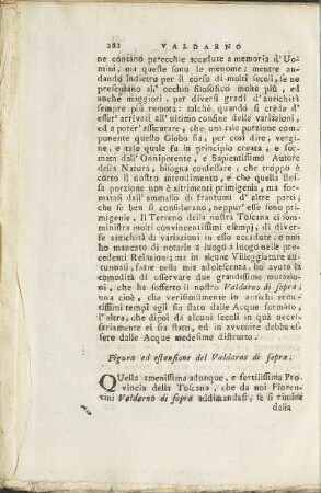 Figura ed estensione del Valdarno di sopra.