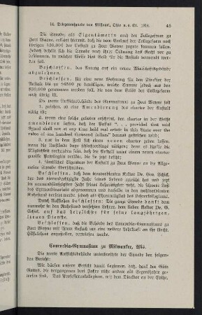 45-47, Concordia-Gymnasium zu Milwaukee, Wis.