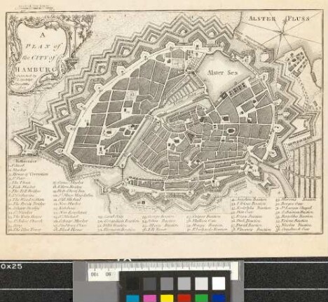 A Plan of the City of Hamburg