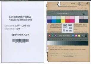 Entnazifizierung Curt Spancken , geb. 27.12.1891 (Ingenieur)