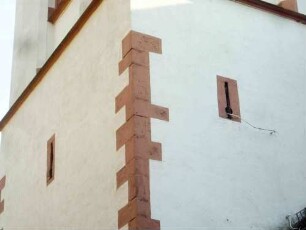 Turm von Nordwesten - mittleres Geschoss mit Schlüssellochscharten