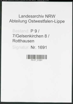 Sterberegister Standesamt Gelsenkirchen 8 Rotthausen
