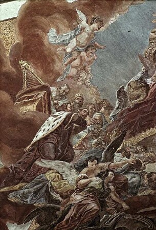 Die Anbetung des Lamms auf dem Berg Zion (Apokalypse)
