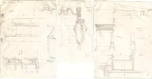 Lange, Ludwig; Lange - Archiv: VI.1 Renaissance in Italien (vorw. Details) - u. a. Palazzo in Florenz (Details)