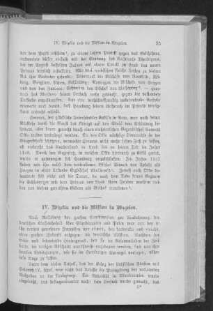 IV. Wizelin und die Mission in Wagrien.
