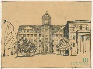 Fischer, Theodor; Kassel; Museum (jetzt: Hessisches Landesmuseum) - Perspektive