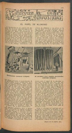 El papel de aluminio