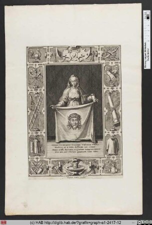 Das Schweißtuch der Veronika und die Arma Christi