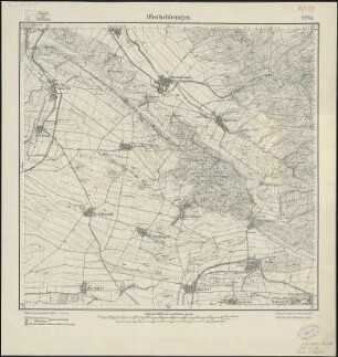 Meßtischblatt 2745 : Oberheldrungen, 1919 : Oberheldrungen. - Aufn. 1903, Nachtr. 1919. - 1:25000. - [Berlin]: Reichsamt für Landesaufnahme, 1919. - 1 Kt.