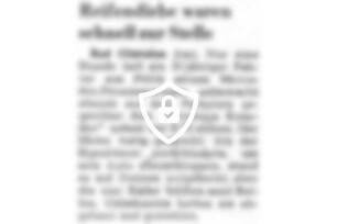 Reifendiebe waren schnell zur Stelle