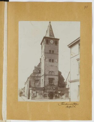 Rathaus, Fürstenwalde/Spree: Ansicht (aus: Skizzen- und Fotoalbum 28)
