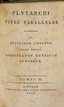 Plutarchi Vitae Parallelae, 2. Themistocles, Camillus, Pericles, Fabius Maximus, Alcibiades, Coriolanus
