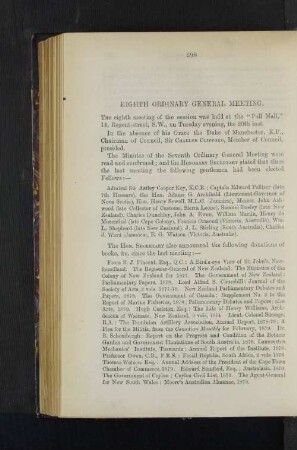 Eighth Ordinary General Meeting: Life in India. By Alexander Bozers, Esq., late Member of Council, Bombay.