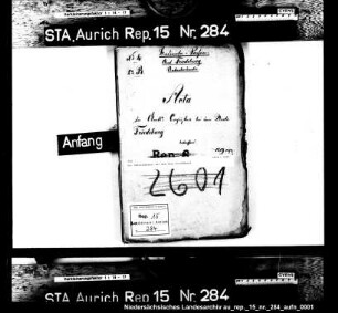 Der Schreibdienst bei dem Amte Friedeburg