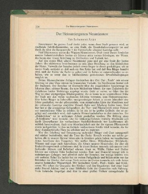 Der Heimattiergarten Neumünsters