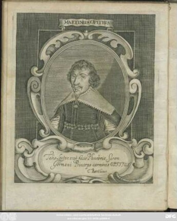 Laudatio Honori & Memoriae V. CL. Martini Opitii : paulo post obitum eius A. MDC.XXXIX. in Actu apud Vratislavienses publico solenniter dicta a Christophoro Colero ; Praeter continuam Opitianae vitae narrationem complectens multorum ...