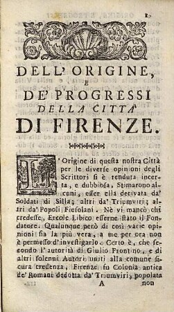 Ristretto Delle Cose Più Notabili Della Città Di Firenze : All'Excellenza Del Signore Marco Di Beauvau Principe Di Craon, ...