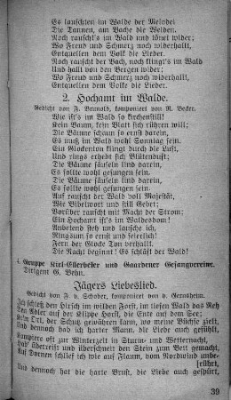 "Hochamt im Walde."