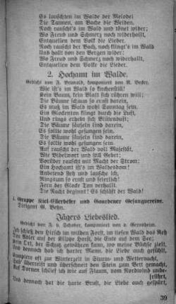 "Hochamt im Walde."
