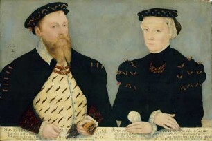 Kurfürst Moritz von Sachsen (1521-1553) und seine Gemahlin Agnes (1527-1555)