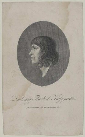 Bildnis des Ludewig Theobul Kosegarten