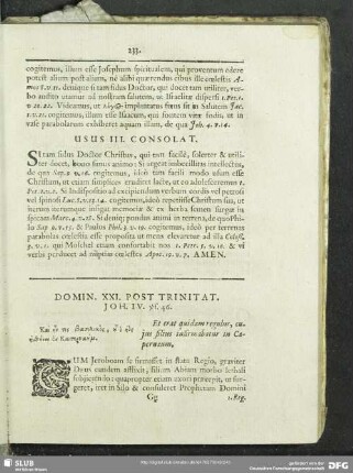 Domin. XXI. Post Trinitat. Joh. IV. vs. 46.