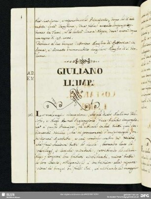 Giuliano. LI.o Imp.e