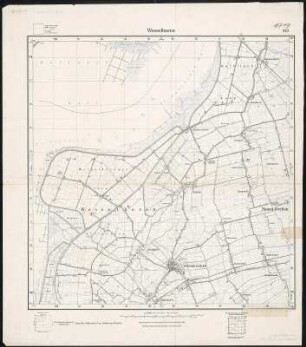 Meßtischblatt 419 : Wesselburen, 1928 : Wesselburen. - Hrsg. 1880, bericht. 1928. - 1:25000. - [Berlin]: Reichsamt für Landesaufnahme, 1928. - 1 Kt.