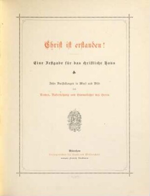 Christ ist erstanden!