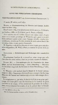 Bulletin des Sciences Mathèmatiques et Astronomiques.
