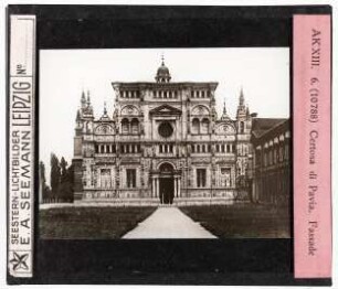Certosa di Pavia Fassade (Reihe AK XIII, Seestern-Nr. 10788)