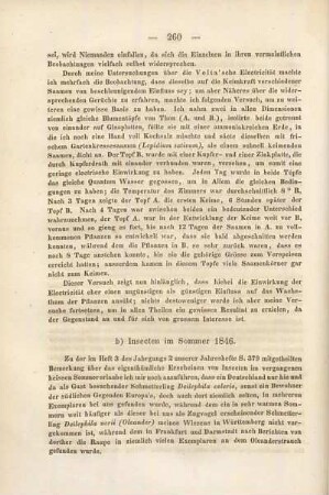 Zweiundzwanzigster Jahresbericht über die Witterungsverhältnisse in Württemberg. Jahrgang 1846