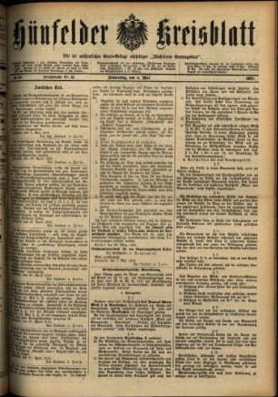 Ausgabe vom Donnerstag, den 04. Mai 1916.