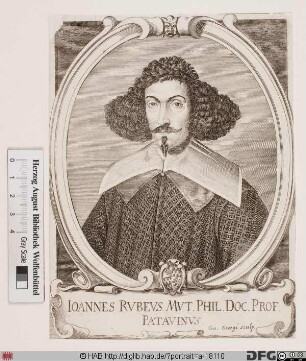 Bildnis Joannes Rubeus (eig. Giovanni Rossi?)