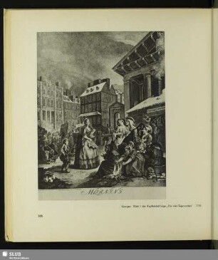 Morgen. Blatt I der Kupferstichfolge „Die vier Tageszeiten“, 1738