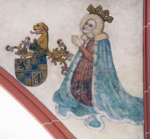 Stifter und Heilige beim Jüngsten Gericht — Elisabeth von Hohenzollern