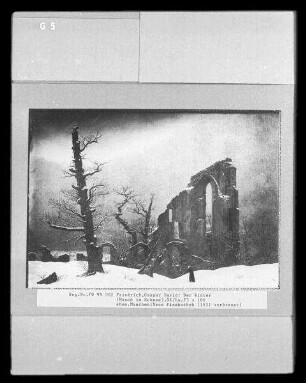 Der Winter (Mönch im Schnee)