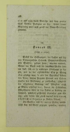 14. Konrad III. (1138 - 1152)