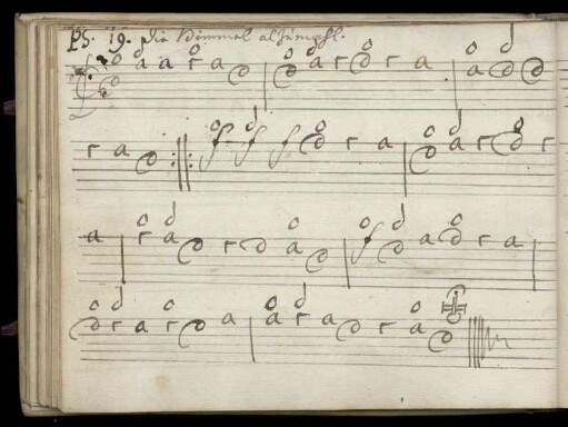 Die Himmel alzumahl, Ps. 19