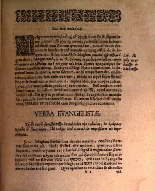 Exercitationem Philologicam Ad Matthaei Cap. II. vers. 1. De Magis, publicae luci sistunt Praeses M. Balthasar Stolbergius, Mitweidensis, & Respondens Christianus Clemmius Dresdensis. In Auditorio Minori Ad Diem 21. Ianuar. 1663.