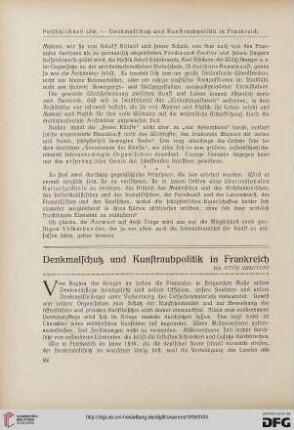 11: Denkmalschutz und Kunstraubpolitik in Frankreich