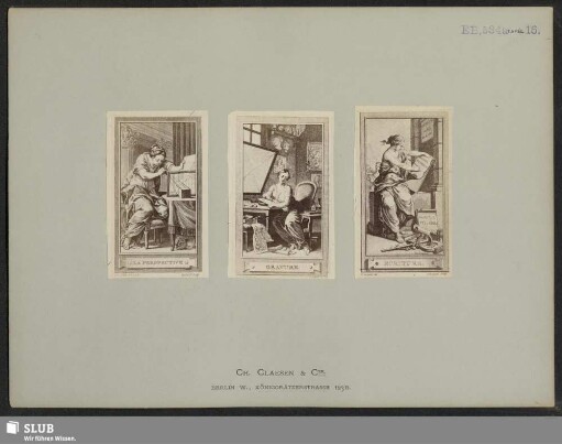 La Perspective, Gravure und Ecriture