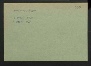 Breining, Eugen
