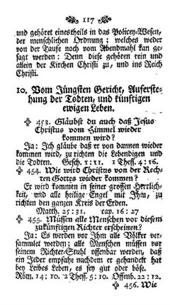 10. Vom Jüngsten Gerichte, Auferstehung der Todten, und künftigen ewigen Leben